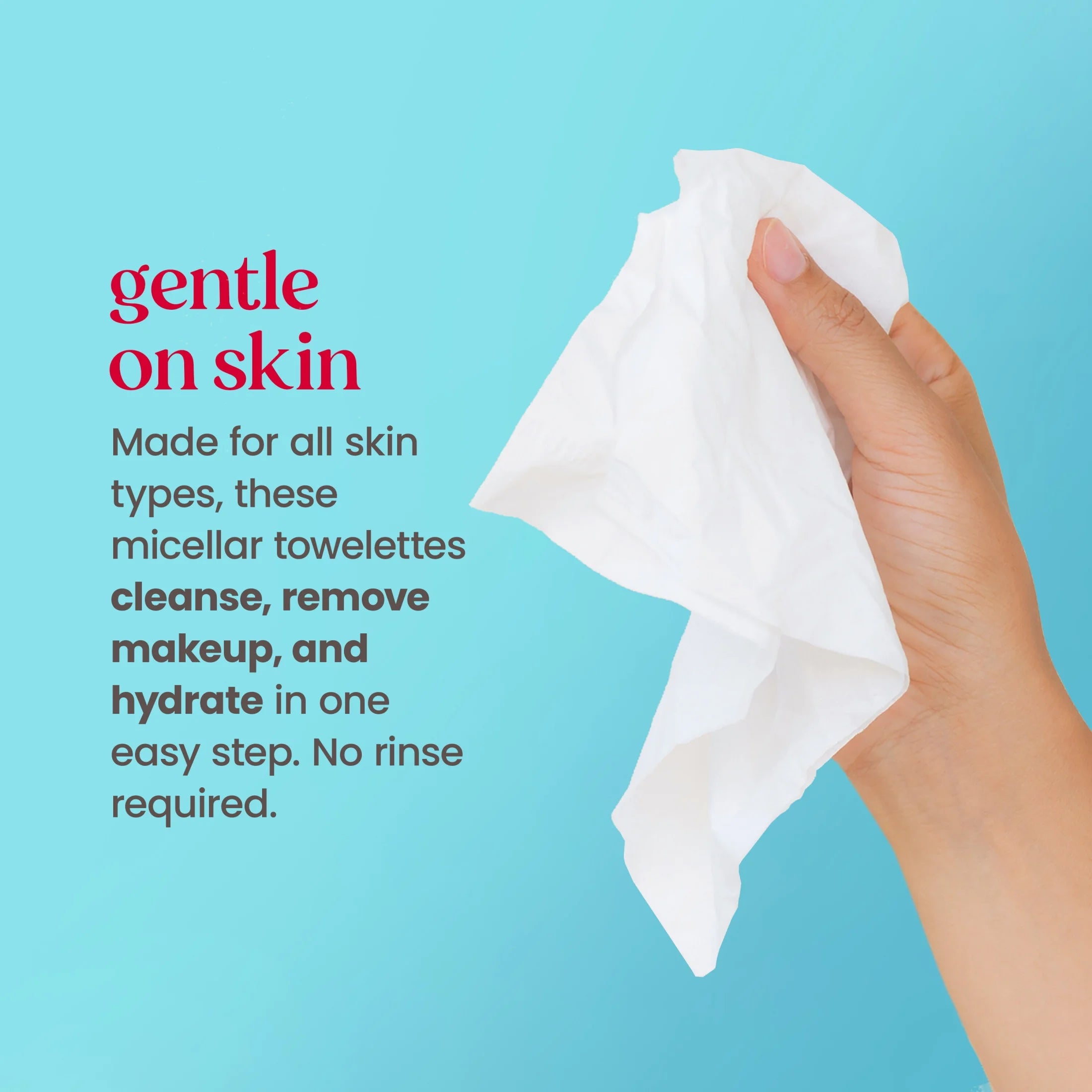 (3 Pack)  Micellar Coconut and Lotus Facial Towelettes, 30 Count