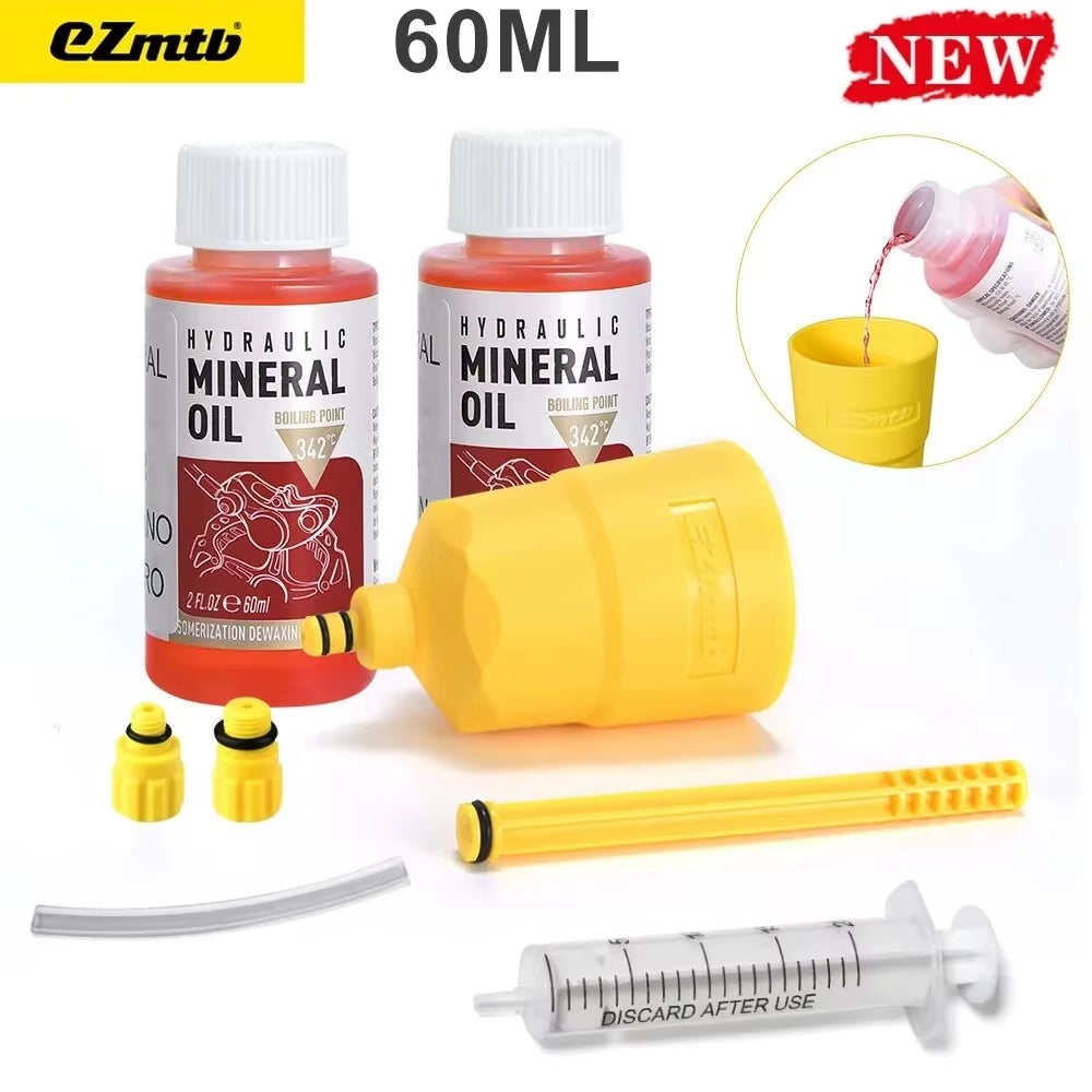 60ML Bicycle Brake Oil Bleed Kit Tools for Shimano,Tektro,Avid,Series MTB Road Bike Brake Repair Tool