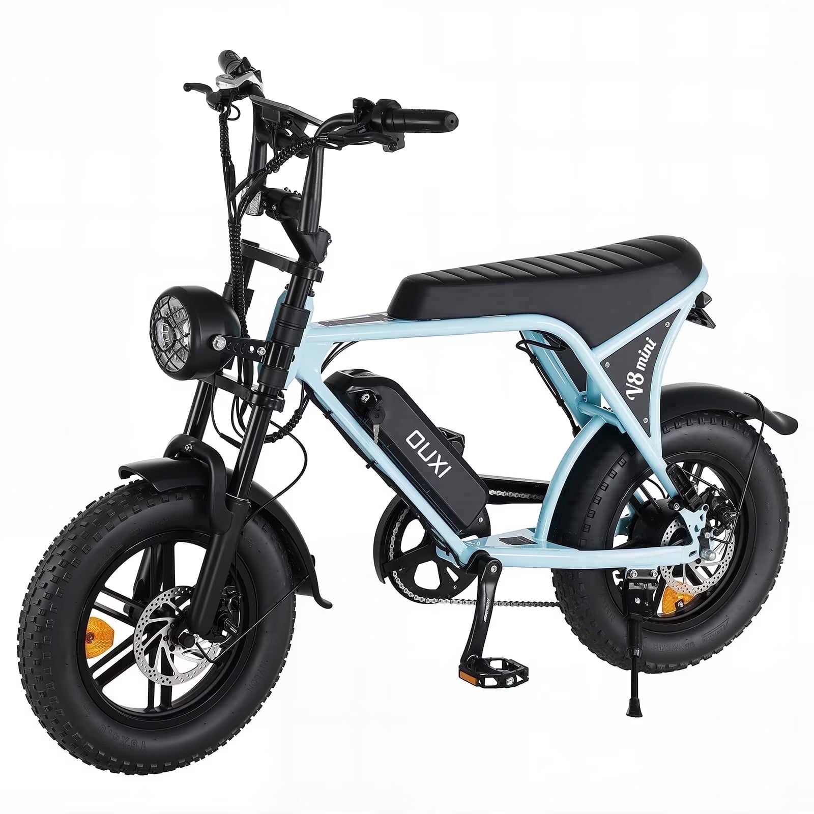 Electric Bike for Adults, 16" Fat Tire Ebike, 500W 20MPH Electric Bicycle, 36V 10.4Ah, E Bike UL2849
