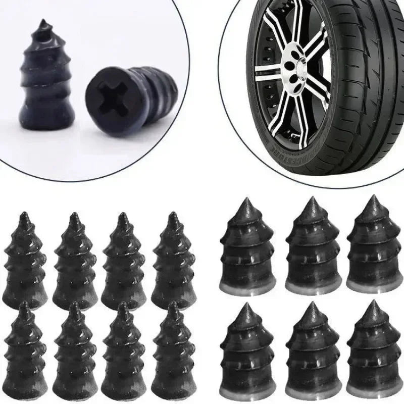 10/20/30Pcs Car Vacuum Tyre Repair Nail Set Motorcycle Tire Puncture Repair Kit for Auto Bike Tubeless Tire Repair Rubber Nails