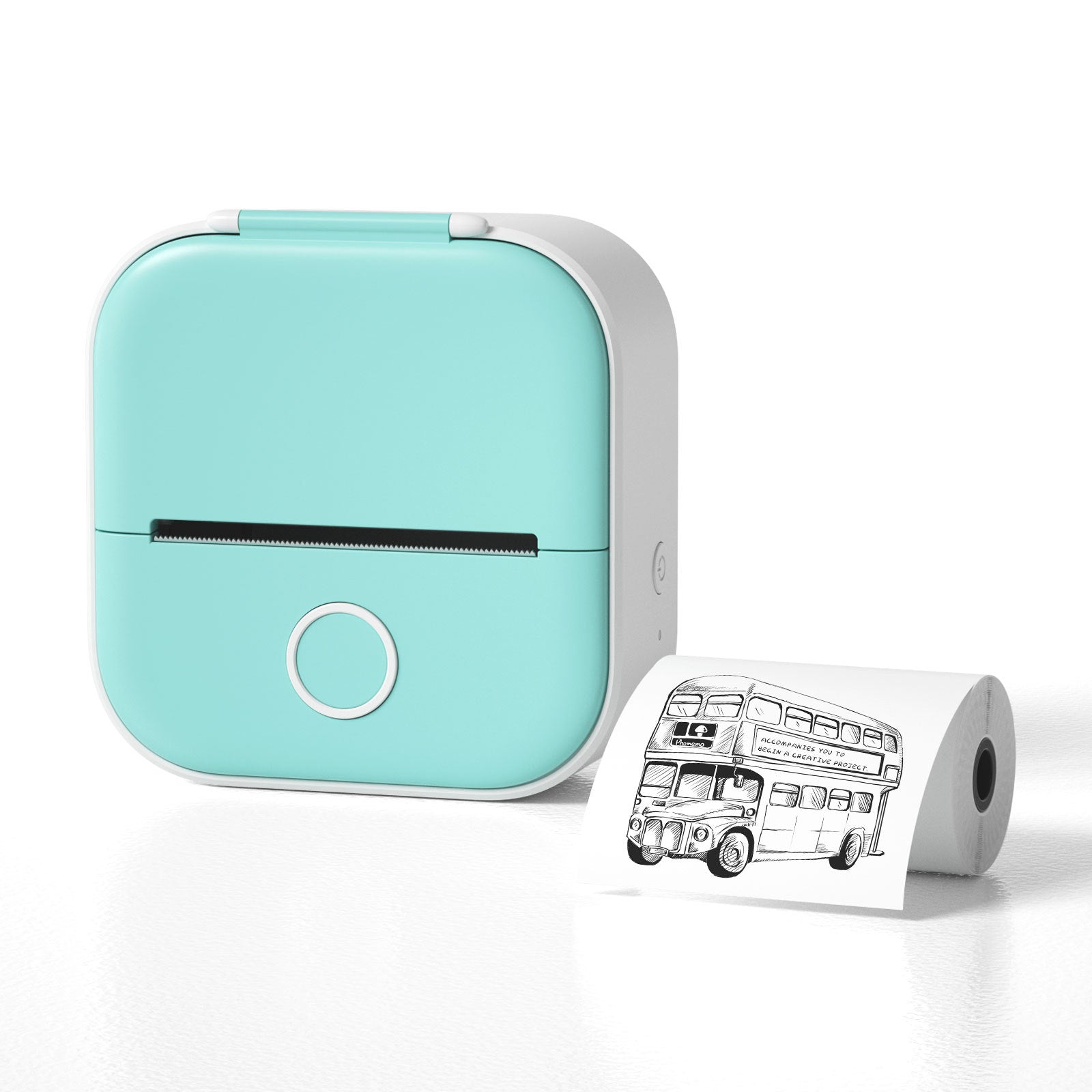 Portable Mini Thermal Label Printer Home Photo Printer Student Wrong Question Printer Bluetooth-Compatible Mini Label Printer Price Tag